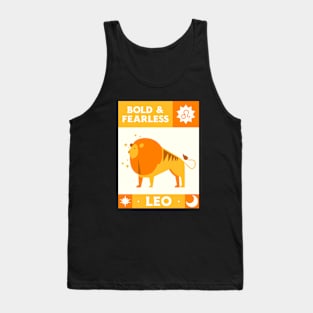 Leo Zodiac Sign Tank Top